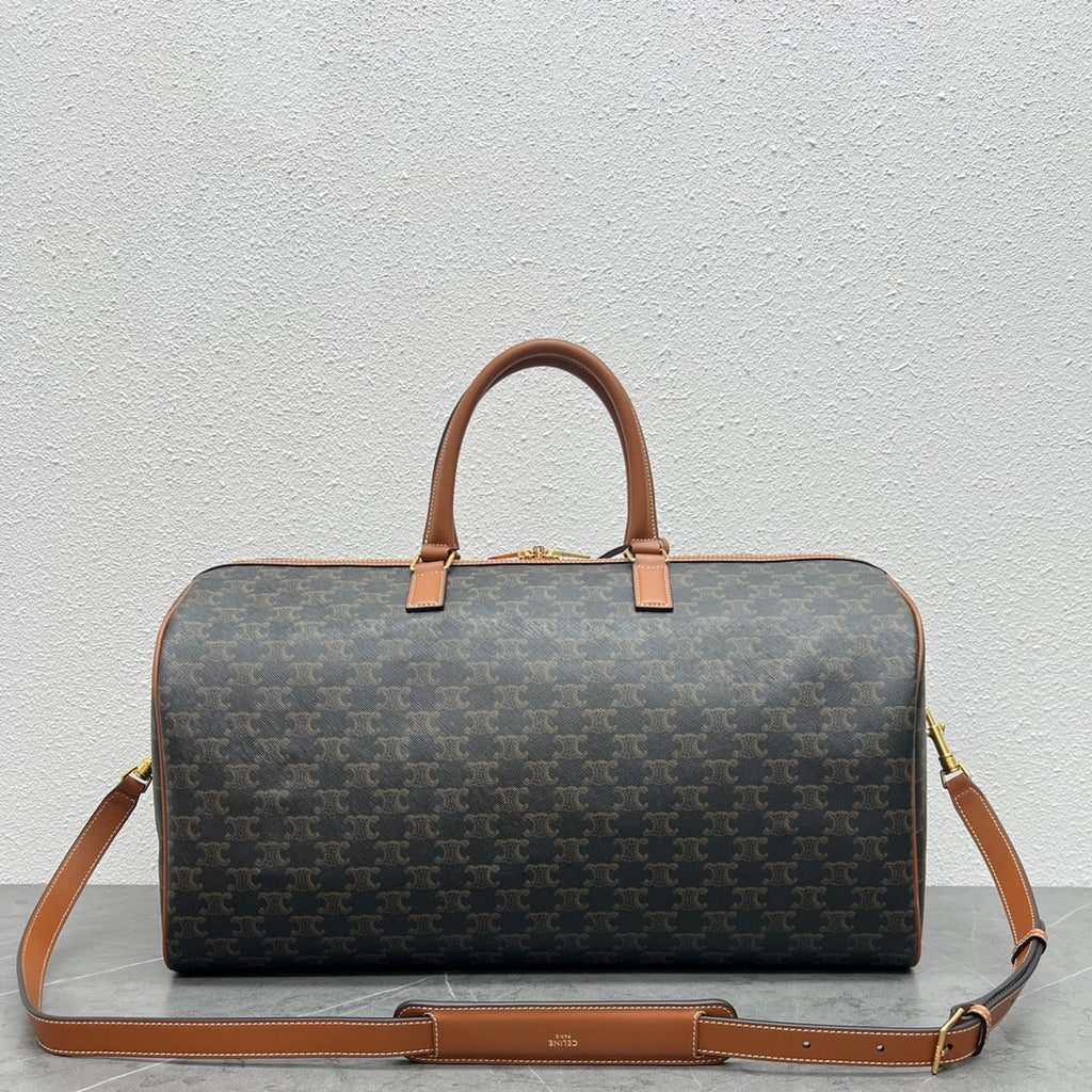 GLAMI Large Voyage Bag In Triomphe Canvas With Dog Print Tan For Women 20in/50cmÃƒâ€šÃ‚Â 