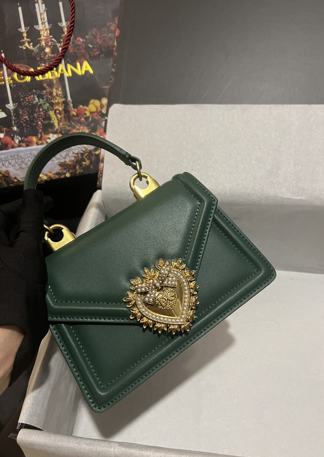 GLAMI Small Devotion Bag In Plain Green For Women 7.5in/19cm GLAMI GLAMI6711AV89380530