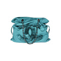 Chanel CC Discus Supple Lambskin Turquoise Tote