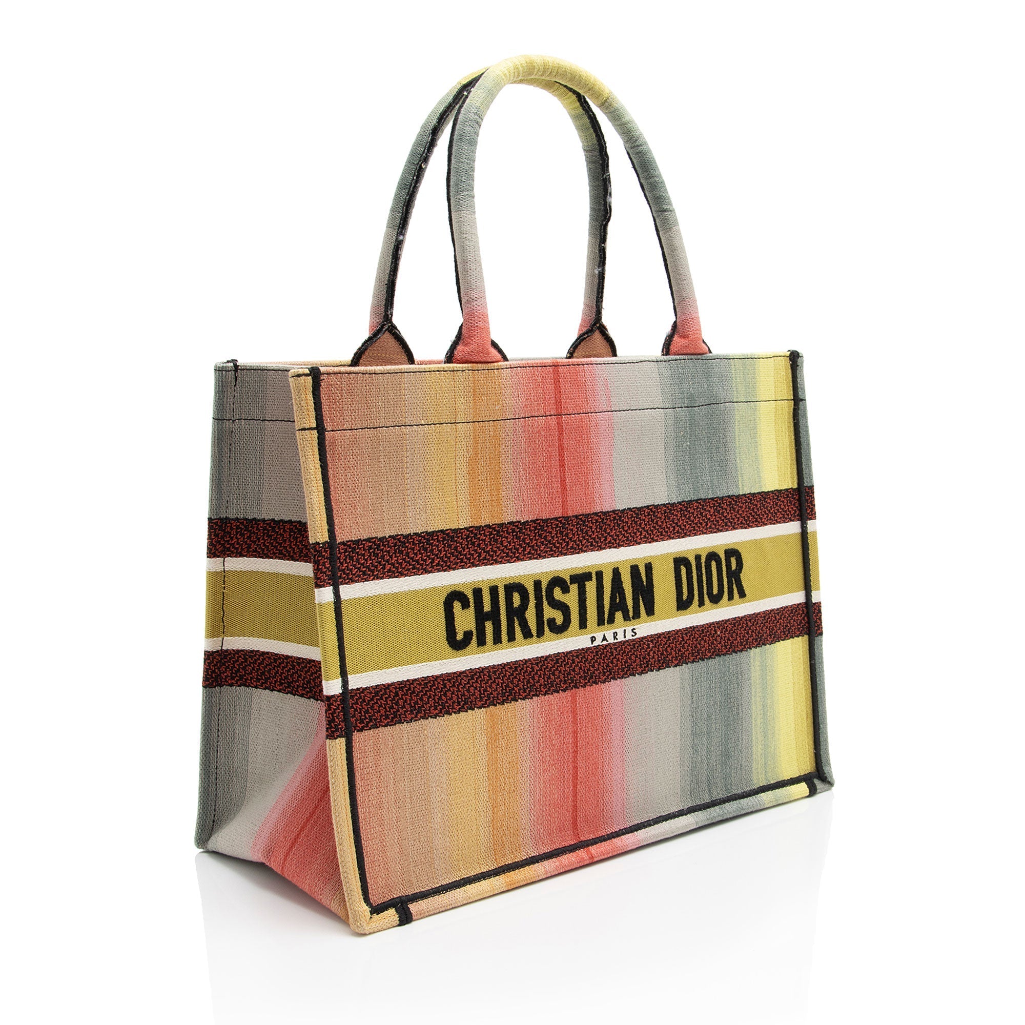Dior Canvas Dioraura Small Book Tote