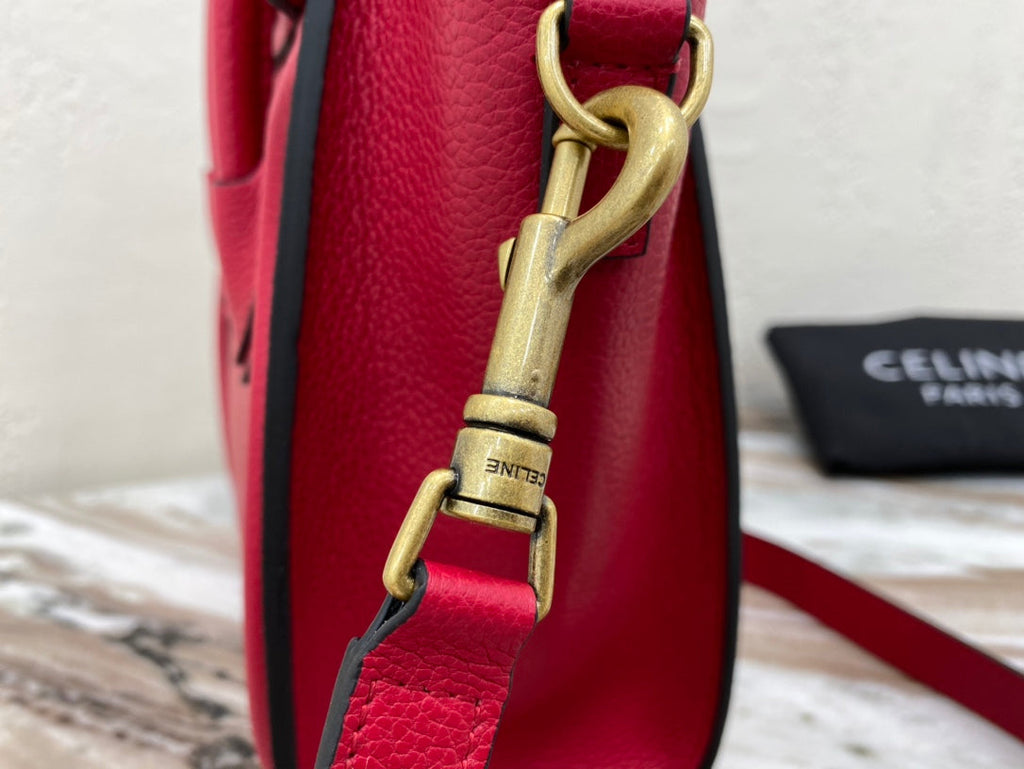 GLAMI Nano LuGucciage Bag In Drummed Red For Women 8in/20cmÃƒâ€šÃ‚Â 