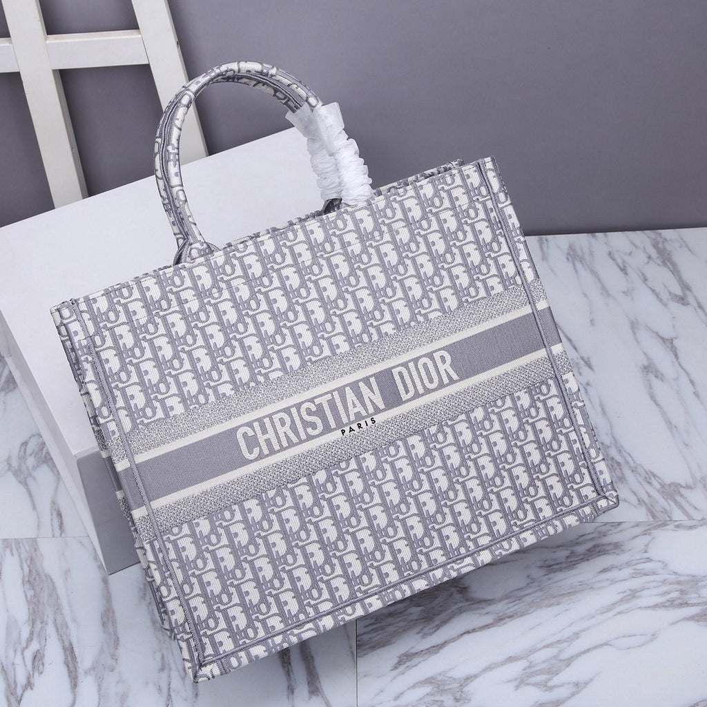 GLAMI Large Book Tote Gray, For Women, WomenÃ¢â‚¬â„¢s Handbags 16.5in/42cm CD M1286ZRIW_M932