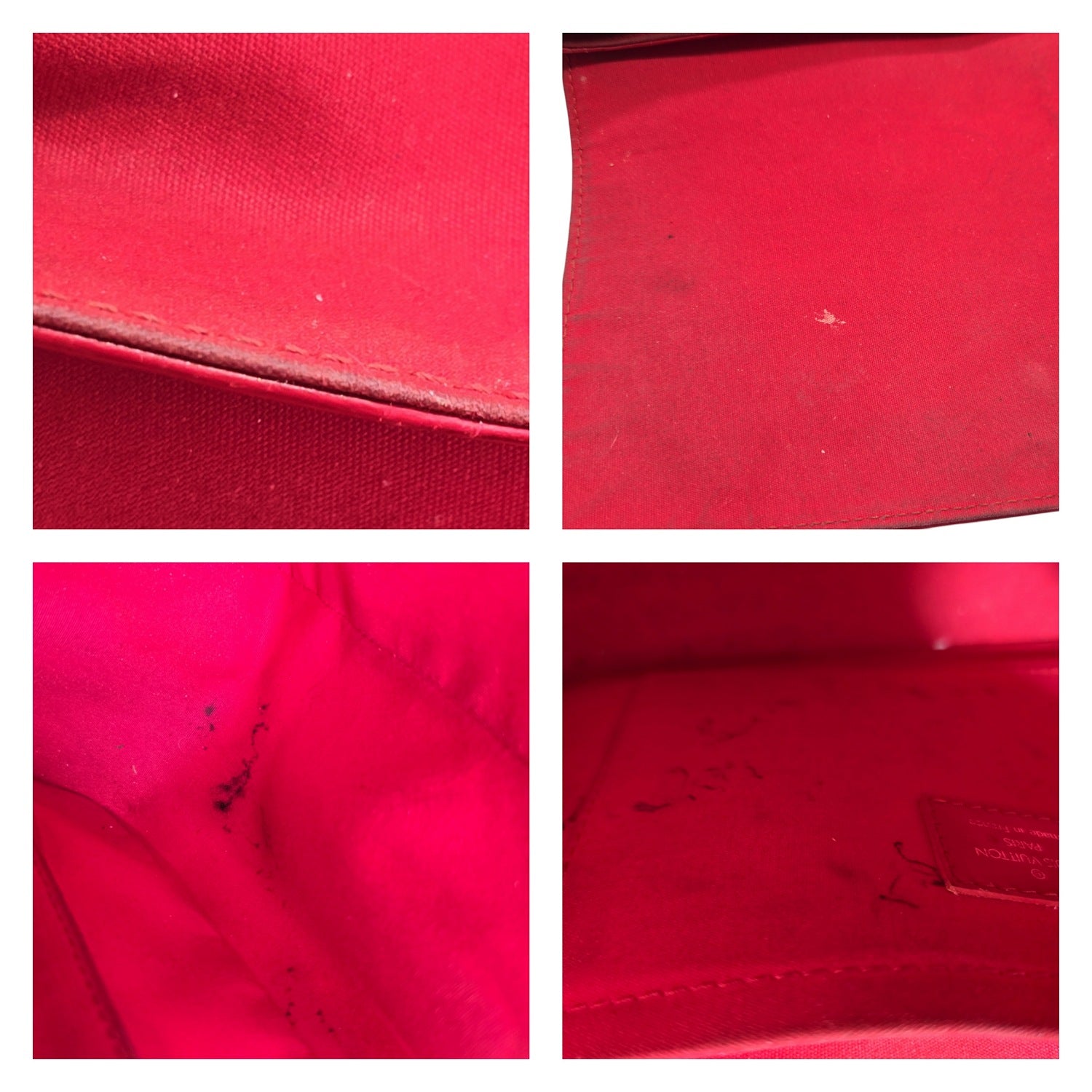 Louis Vuitton Vintage Red EPI Leather Segur MM Satchel