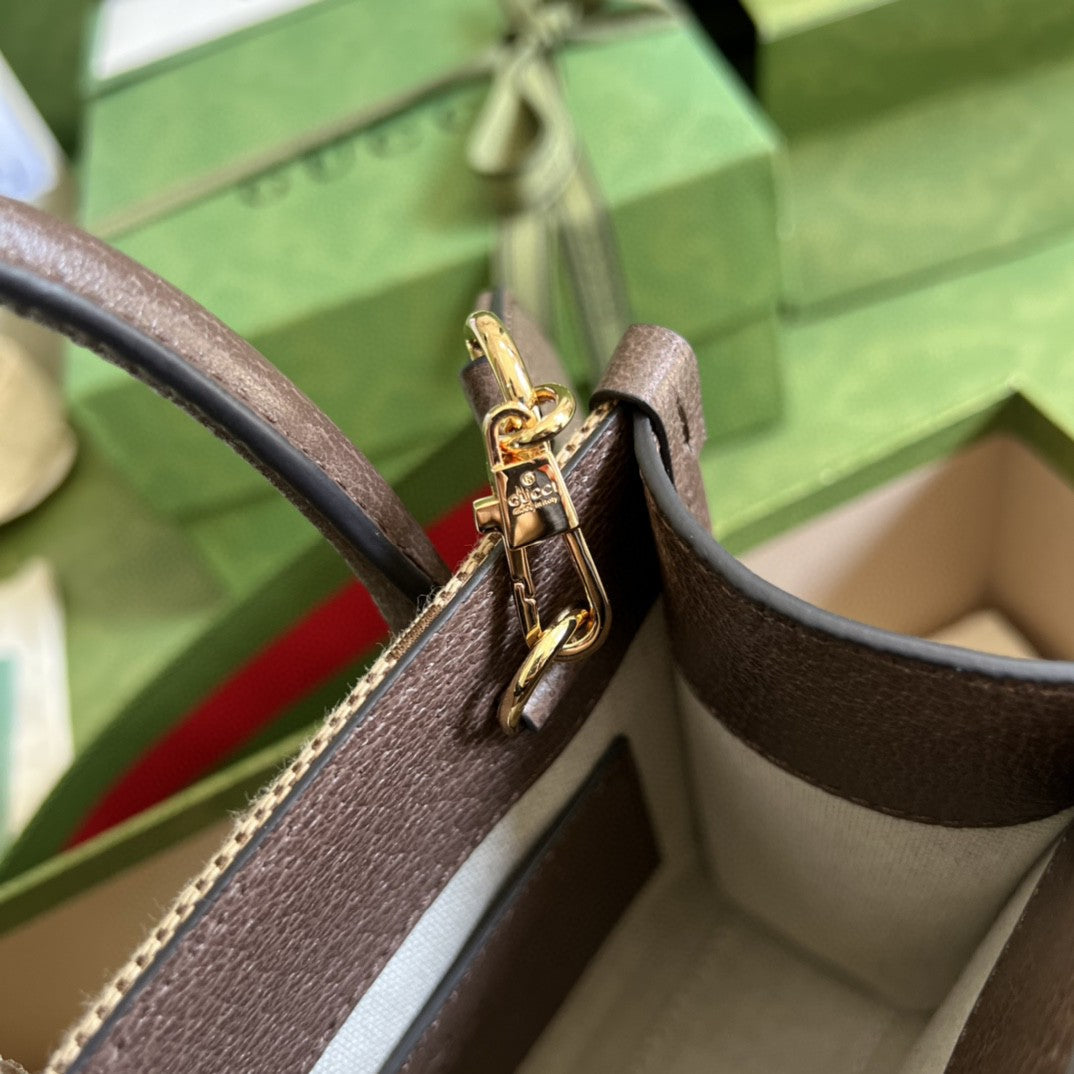 Glami Jumbo Glami Mini Tote Bag Camel And Ebony Jumbo Canvas For Women  8in/20cm 699406 UKMGLAMI 2570