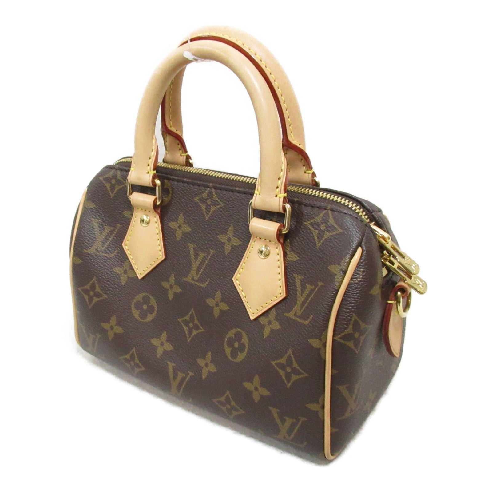 Louis Vuitton Speedy Bandier 202w Shoulder Bag 2way Shoulder Bag 2way Shoulder Bag PVC  Linen  Brown M46234