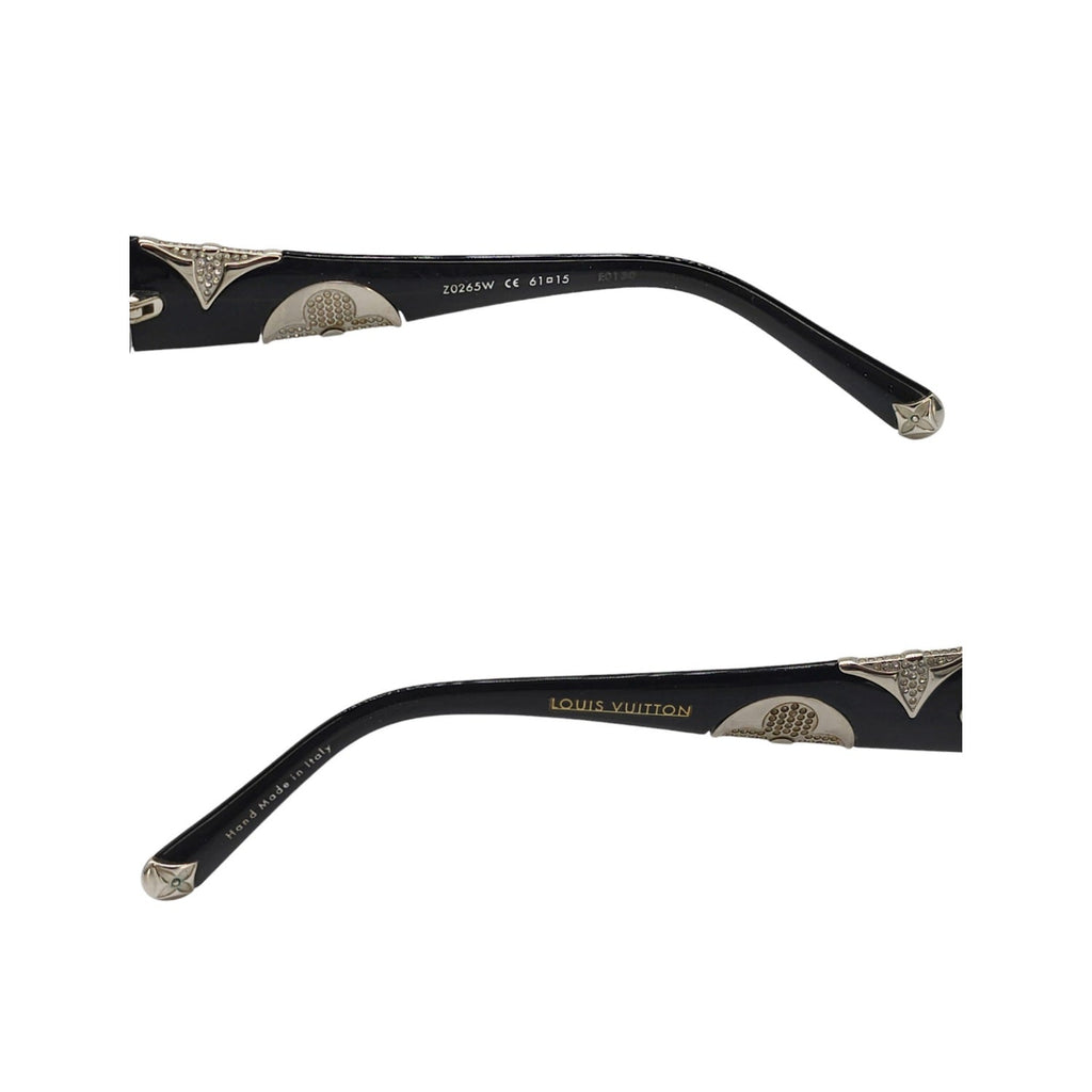 Louis Vuitton Iris PM Rhinestone Oval Sunglasses Z0265W