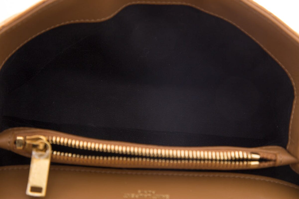 Saint Laurent Camel Medium College Handbag