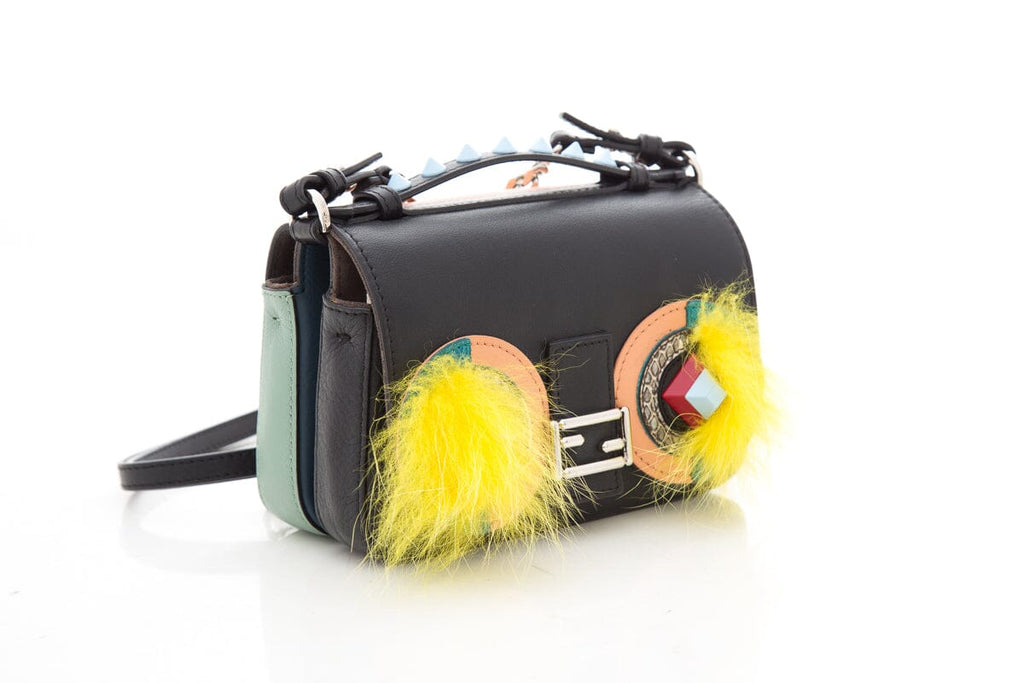 Fendi Multicolor Double Baguette Monster Cross-Body