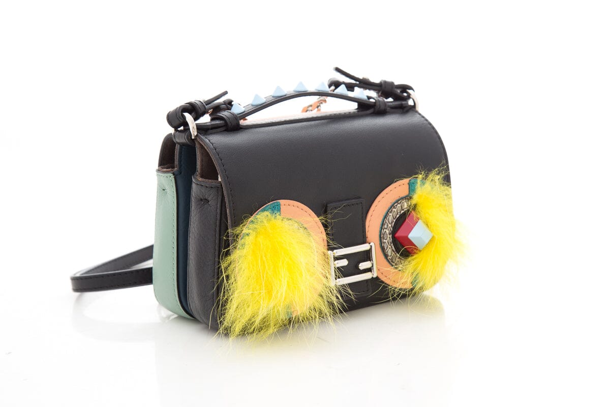 Fendi Multicolor Double Baguette Monster Cross-Body