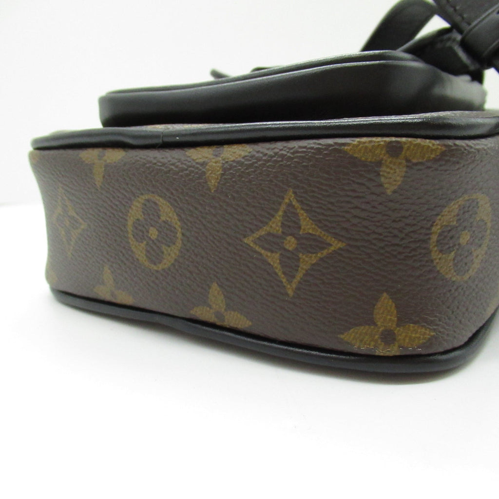 Louis Vuitton Christophers Wearable Wallet Shoulder Bag PVC Coated Canvas Monogram Macasters   Brown M69404
