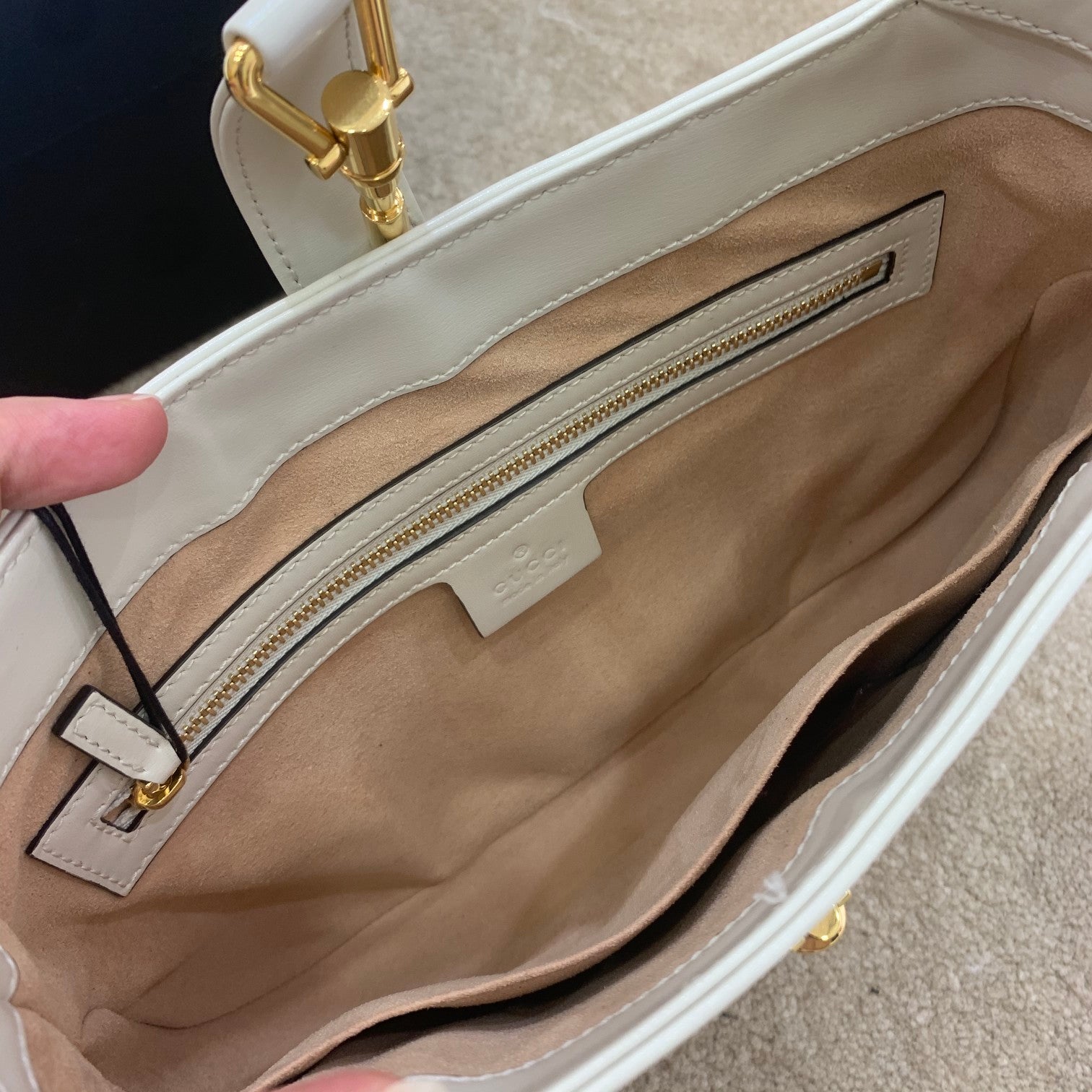 Glami Jackie 1961 Small Shoulder Bag White For Women 10.8in/27.5cm Glami 636709 10O0G 9022