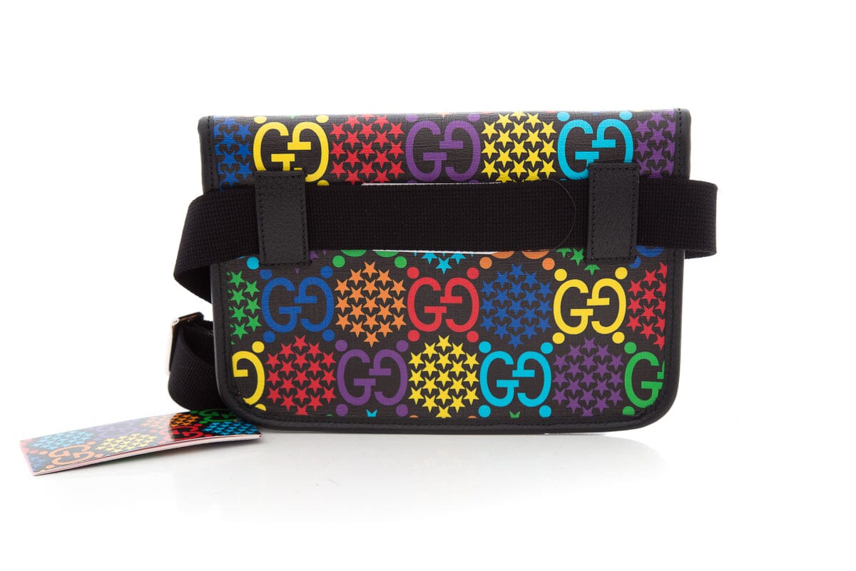 Gucci Multicolor GG Monogram Supreme Psychedelic Slim Belt Bag NWT