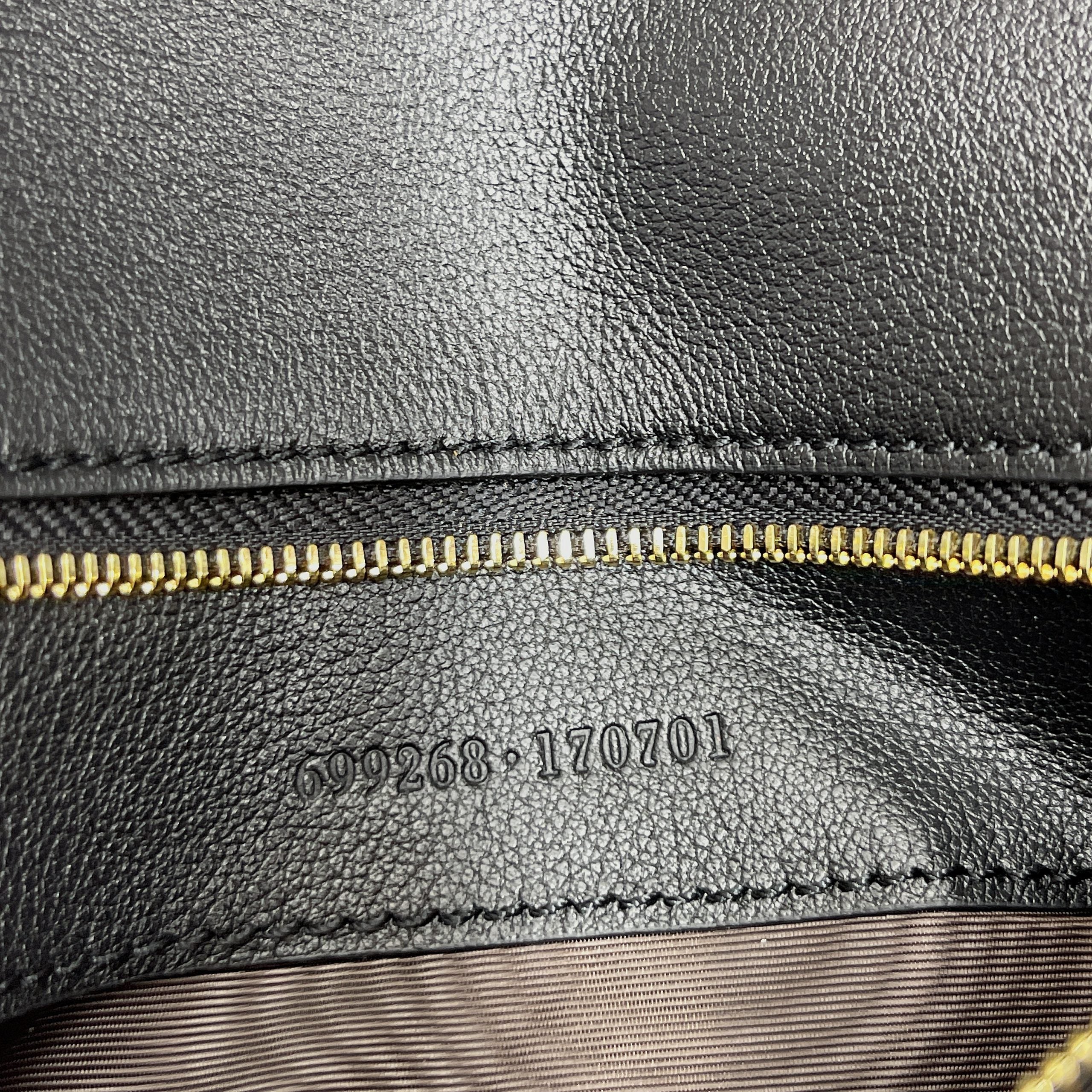 gg Blondie Shoulder Bag Black For Women, Women’s Bags 11in/28cm gg‎ 699268 UXX0G 1000