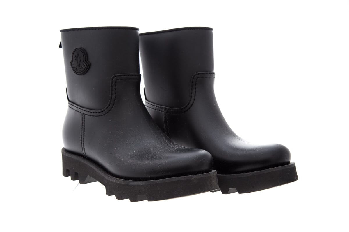 Moncler Black Rain Boots SZ 39