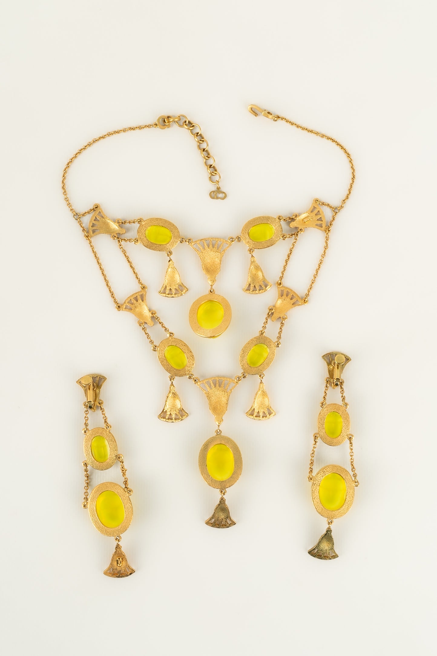 Collier / Parure ÃƒÆ’Ã¢â‚¬Â°gyptienne Christian Dior 2004