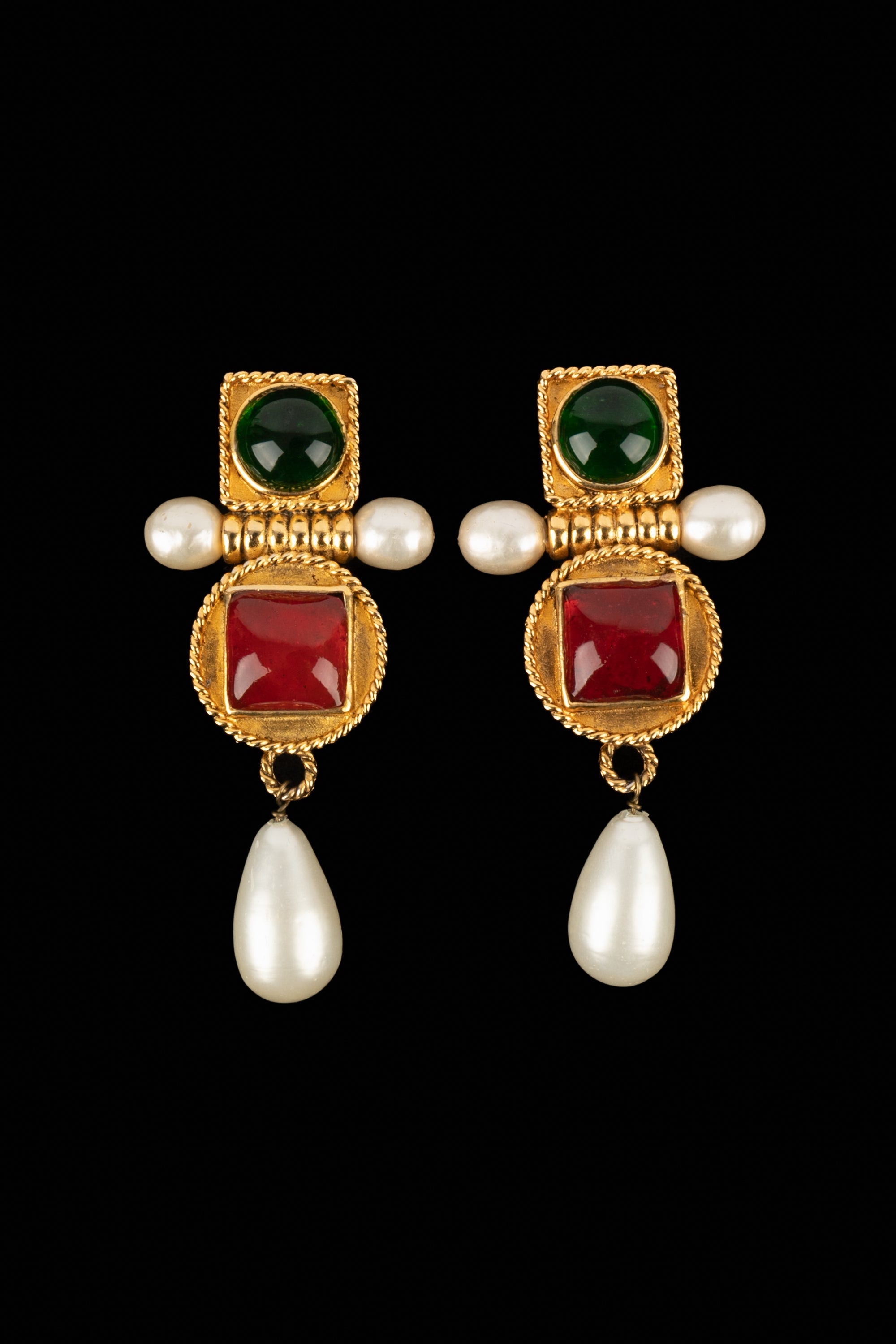 Boucles d'oreilles Chanel 1990