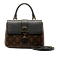 Louis Vuitton Monogram Locky BB Handbag S Bag 2WAY M44141 Noir Brown PVC Leather  Louis Vuitton