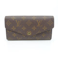 Louis Vuitton Portefolio Sarah M60531 Monogram Canvas Long Wallet G