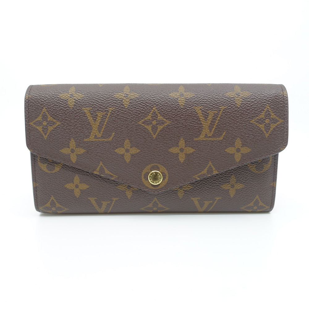 Louis Vuitton Portefolio Sarah M60531 Monogram Canvas Long Wallet G