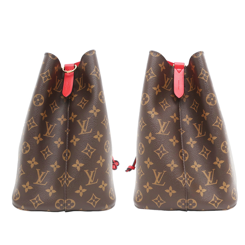 Louis Vuitton Neonoe Cochrico Shoulder Bag Monogram Red Red Dressing M44021