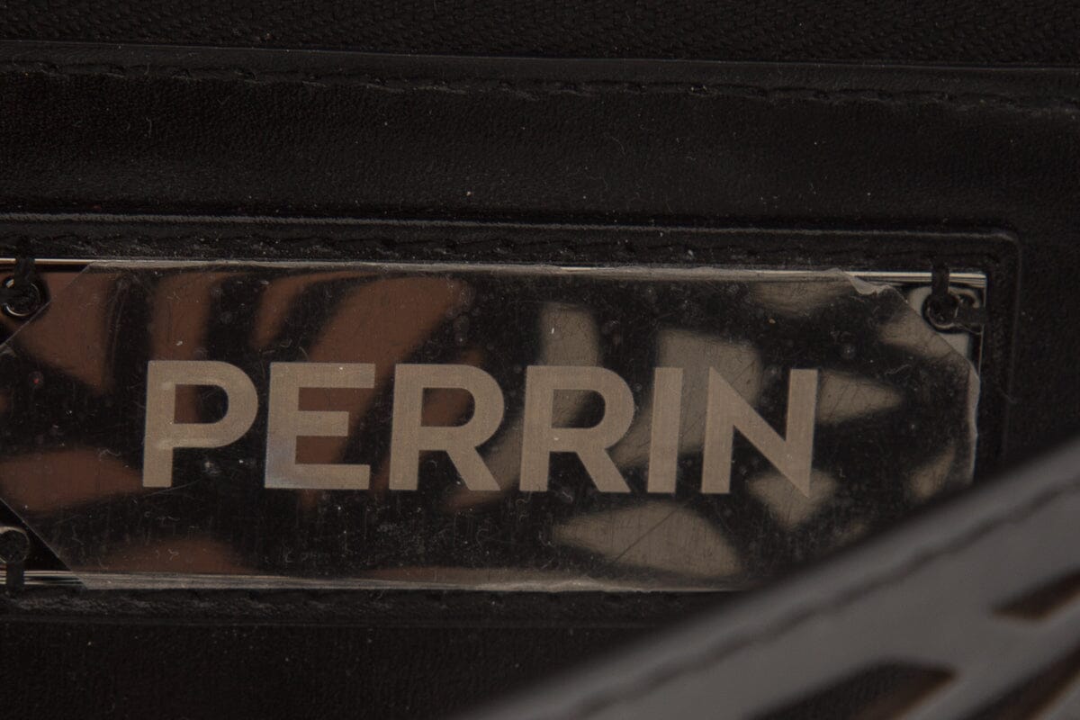 Perrin Black Spider Web Le Cabriolet Leather Clutch