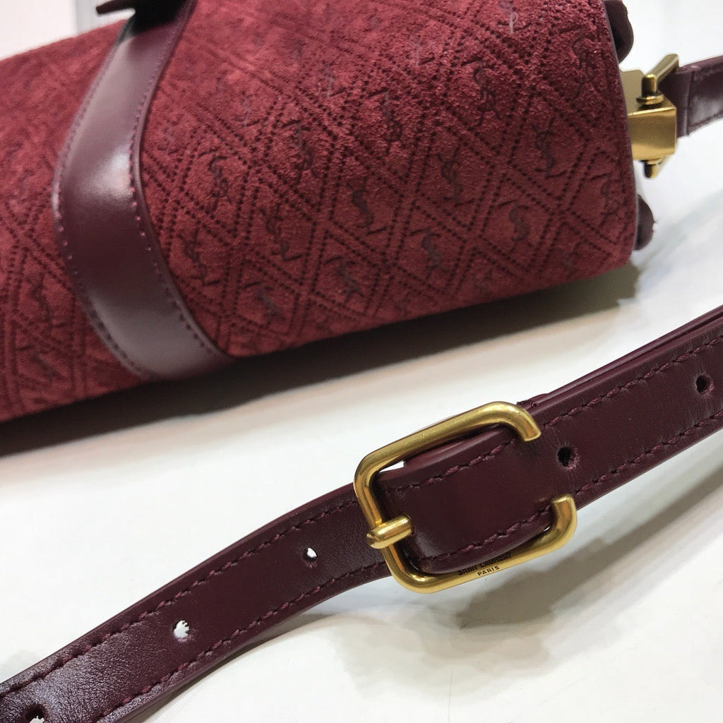 GLAMI Le Monogramme Small Satchel In Monogram Canvas And Smooth Bungurdy For Women 9in/23cm YSL