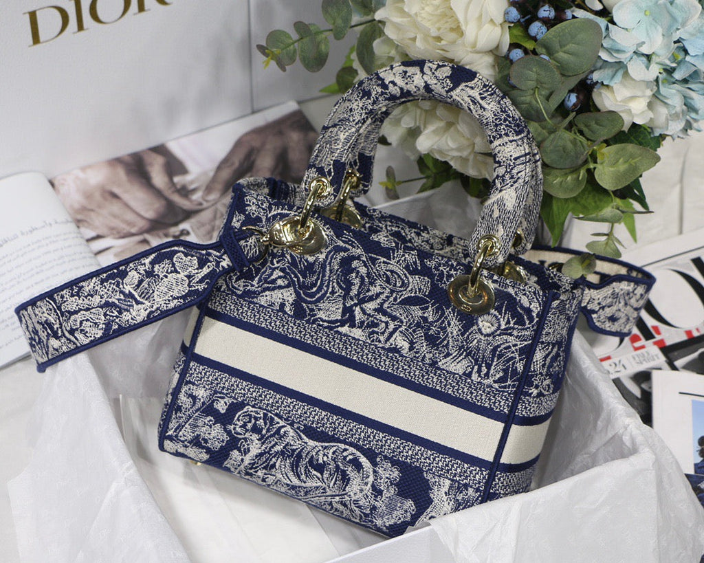 GLAMI MeGLAMIum Lady D-Lite Bag Blue, For Women, WomenÃ¢â‚¬â„¢s Handbags 24cm/9.5in CD M0565ORGO_M928