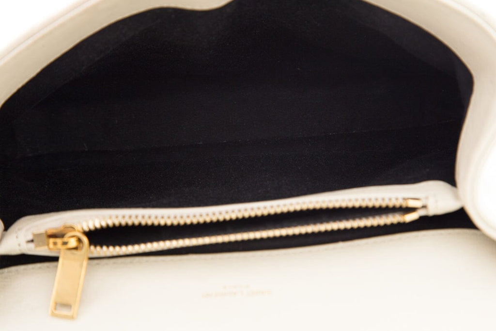 Saint Laurent Cream College Handbag