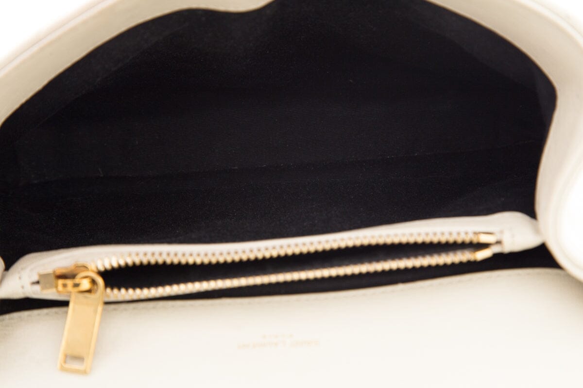 Saint Laurent Cream College Handbag