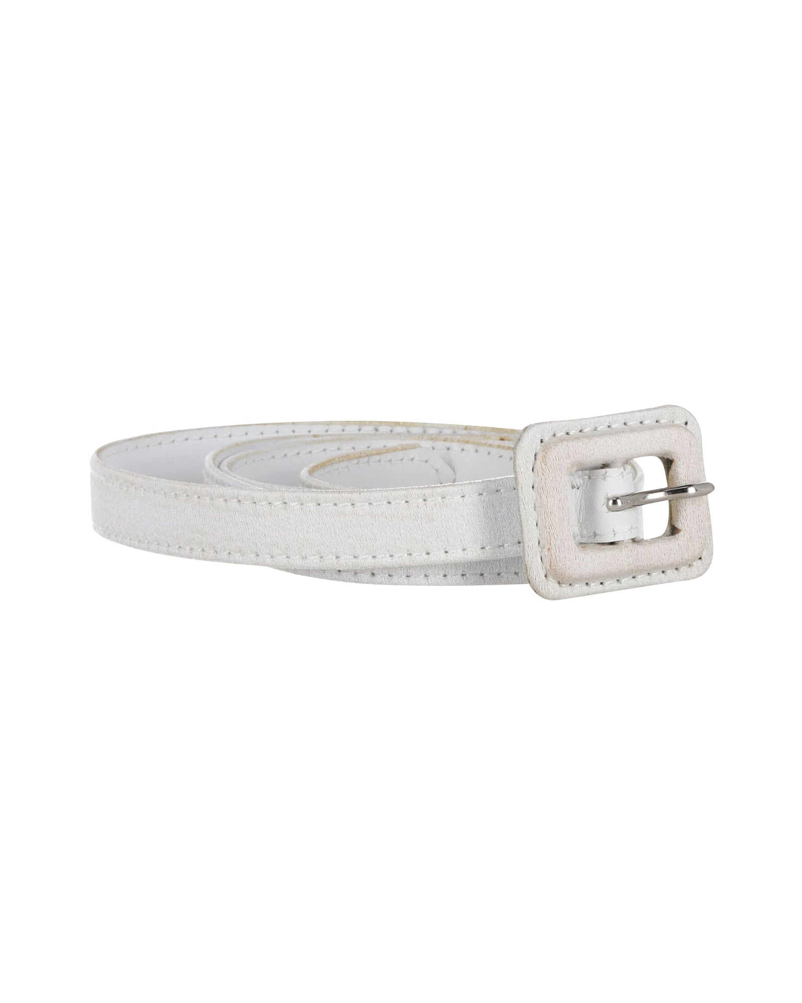 Dior Belt in White Leather