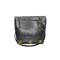 Chanel 90s Black Caviar Triple CC Shopping Tote