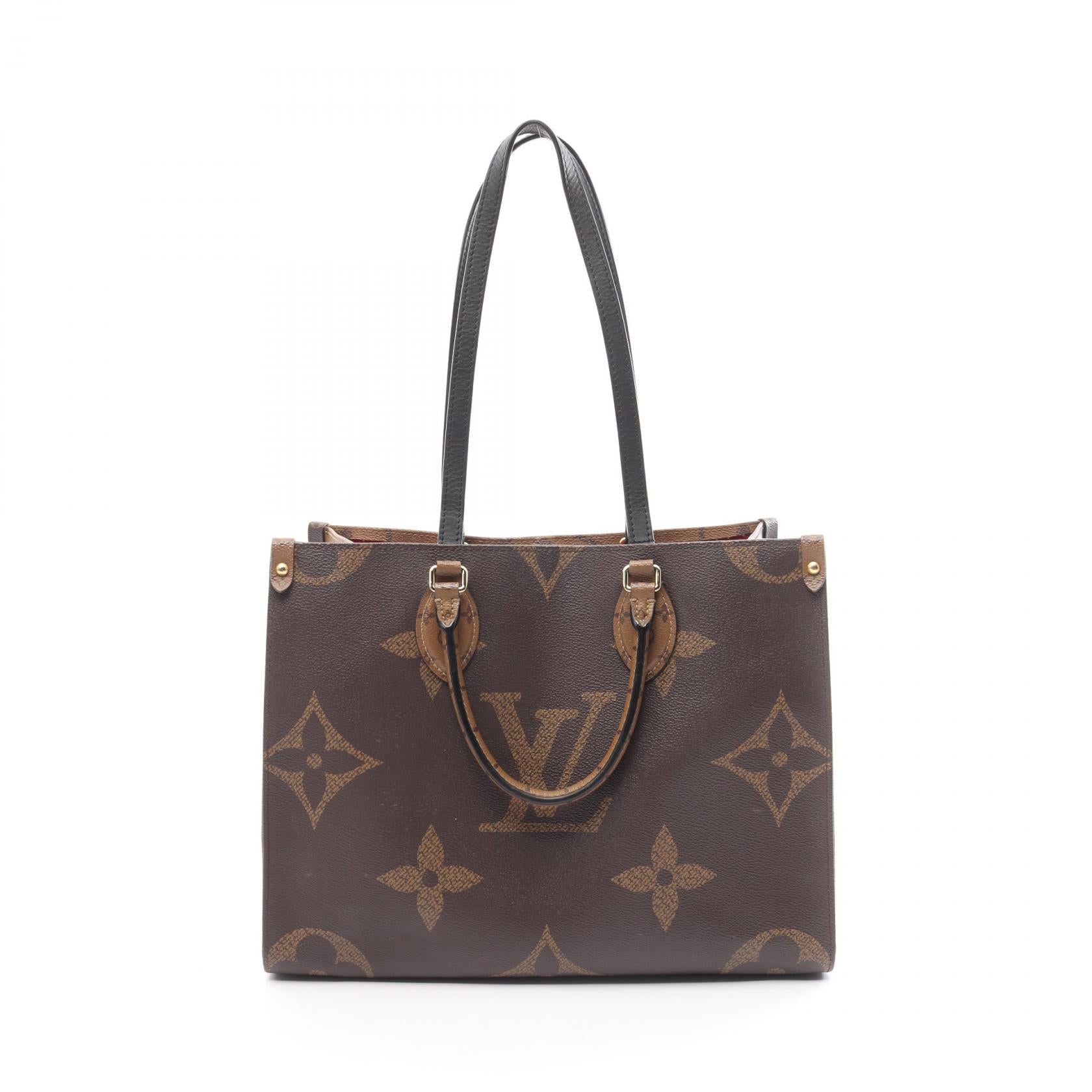Louis Vuitton Giant Monogram Reverse Onthego MM Canvas Tote Bag