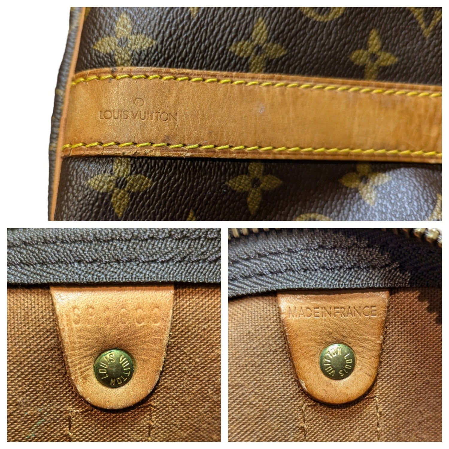 Louis Vuitton 1990 Monogram Keepall 55 Bandouliere