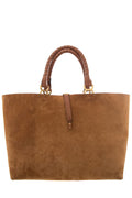Chloe Brown Suede Marcie Tote Bag