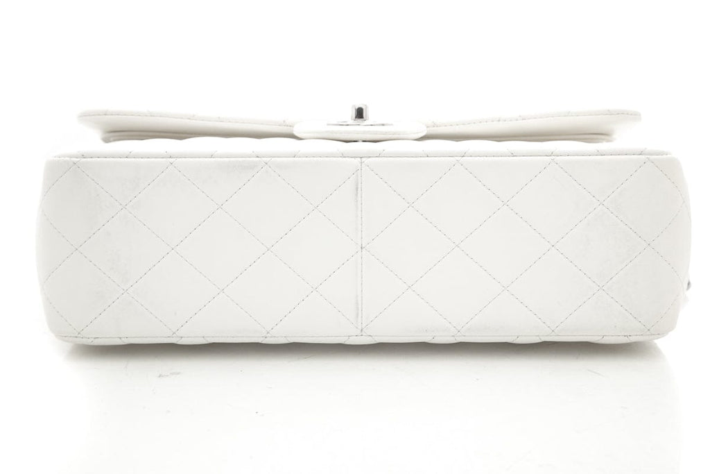Chanel Jumbo Classic Double Flap Creme Quilted Calfskin Shoulder Bag