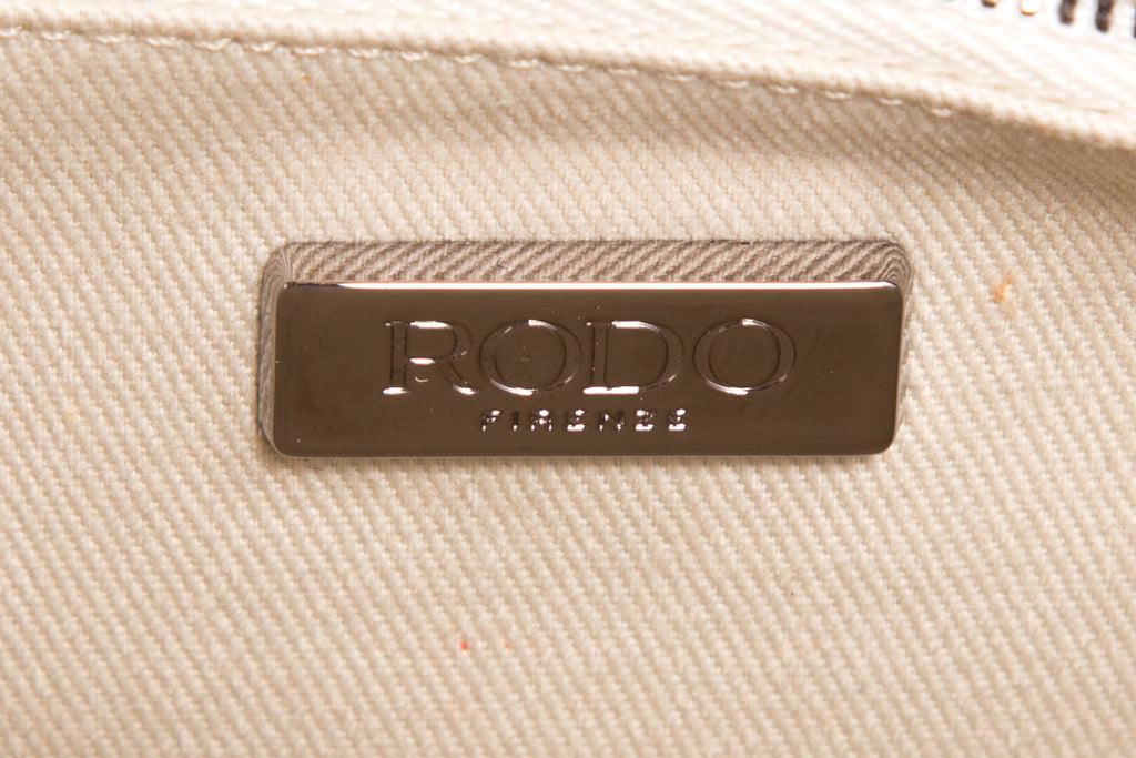 Rodo Wicker & Leather Handle Bag