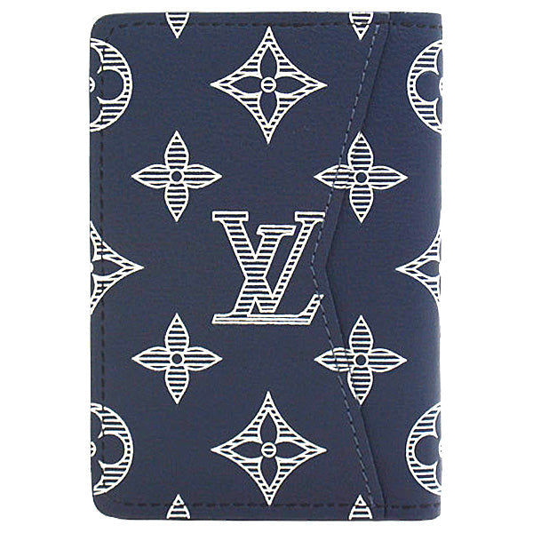 Louis Vuitton Card Case Organizer de Poche Blue Marine