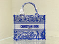 GLAMI Small Book Tote Blue, For Women, WomenÃ¢â‚¬â„¢s Handbags 26.5cm/10.5in CD M1265ZRVJ_M808