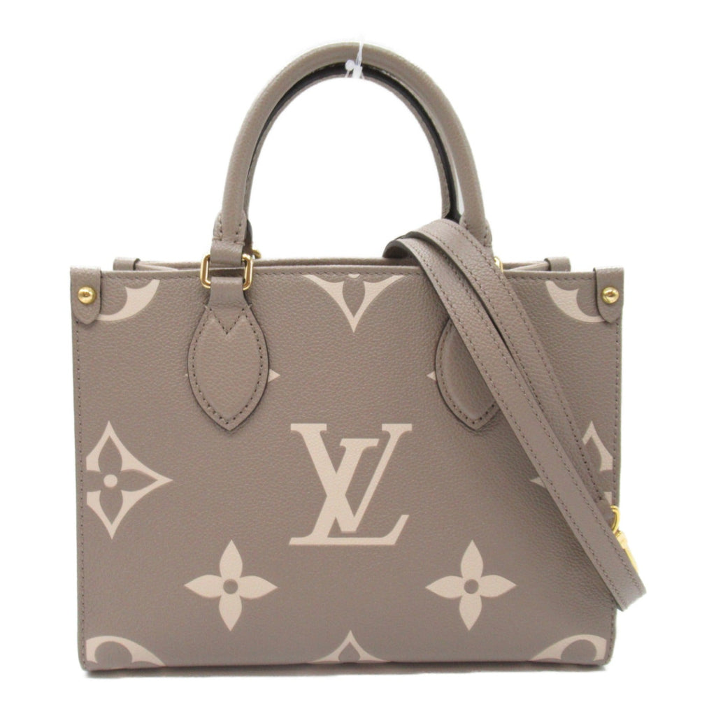 Louis Vuitton On The Gor PM 2w Shoulder Bag 2way Shoulder Bag Leather Monogram Implant  Beige M45779
