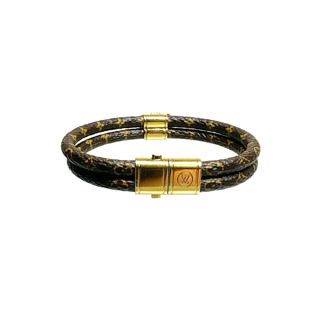 Louis Vuitton Brown Twice Keepit Trunk Charm 1923 Bracelet