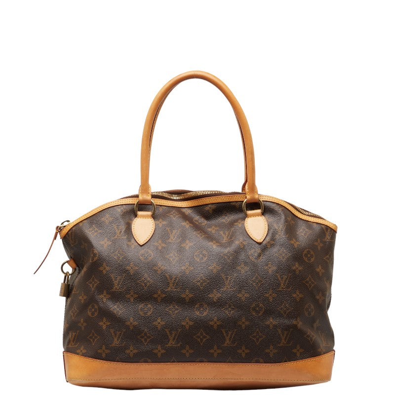 Louis Vuitton Monogram Locket Horizontal Handbag M40104 Brown PVC Leather  Louis Vuitton