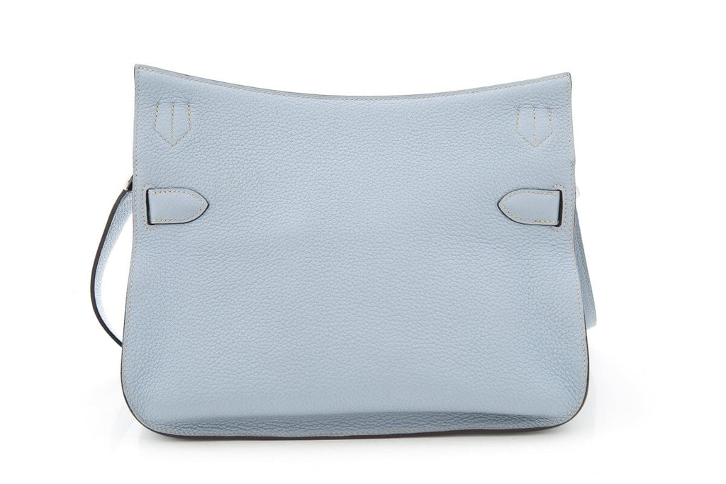 HermÃƒÆ’Ã‚Â¨s Jypsiere 28cm Clemence in Blue Jean Cross-Body