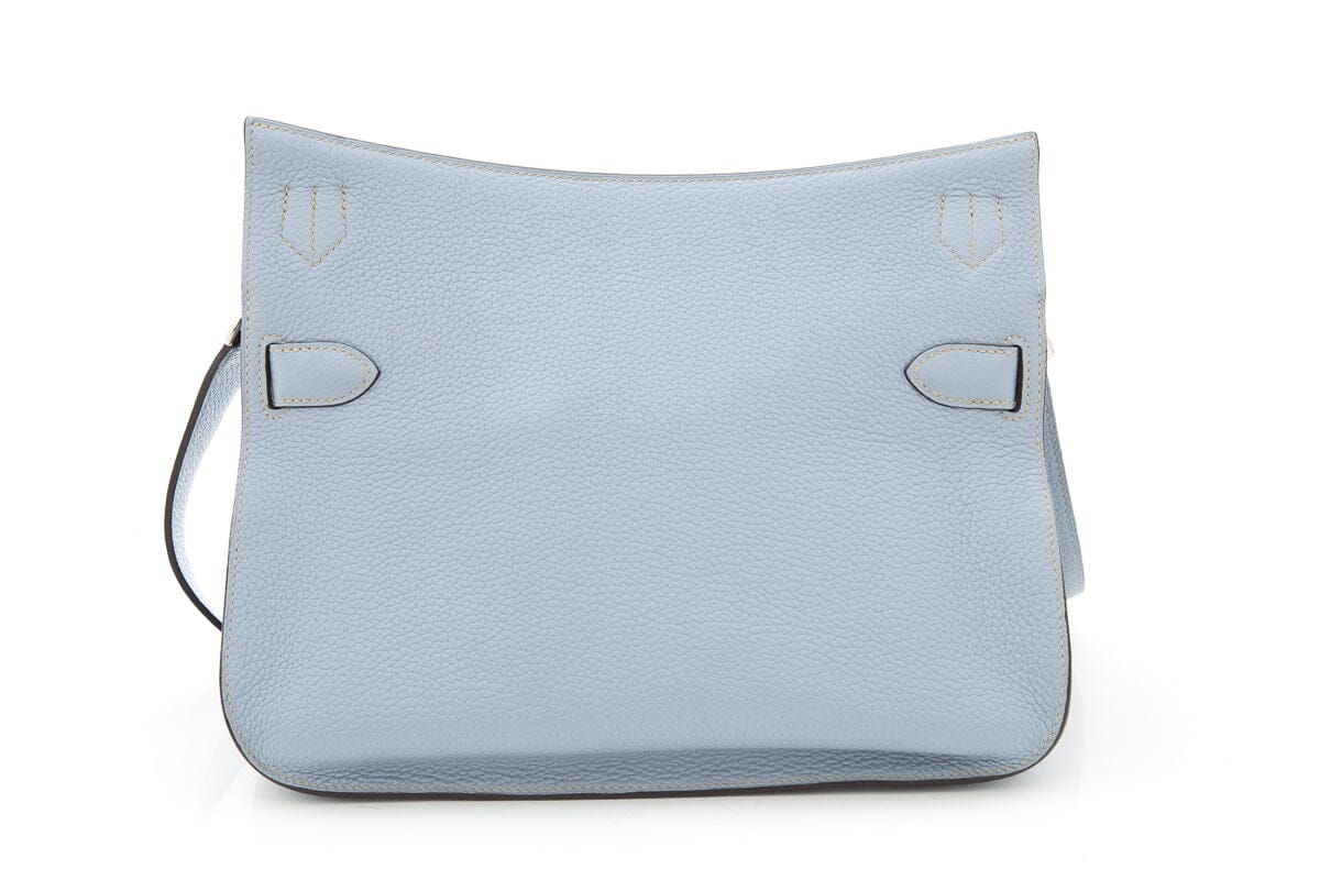 HermÃƒÆ’Ã‚Â¨s Jypsiere 28cm Clemence in Blue Jean Cross-Body