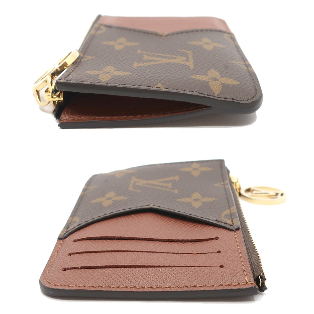 Louis Vuitton Monogram Card Box Portecourt Romy Coin Box Small Wallet Small  M81880