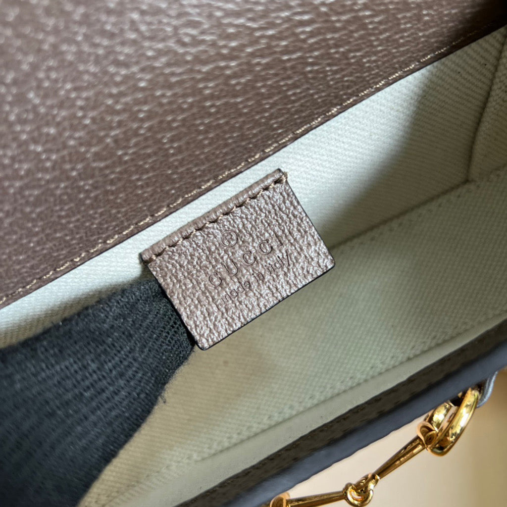 gg Horsebit 1955 Mini Bag Brown For Women, Women’s Bags 7.1in/18cm gg ‎‎