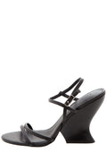 Sigerson Morrison Black Sculptural Wedge SZ 38.5