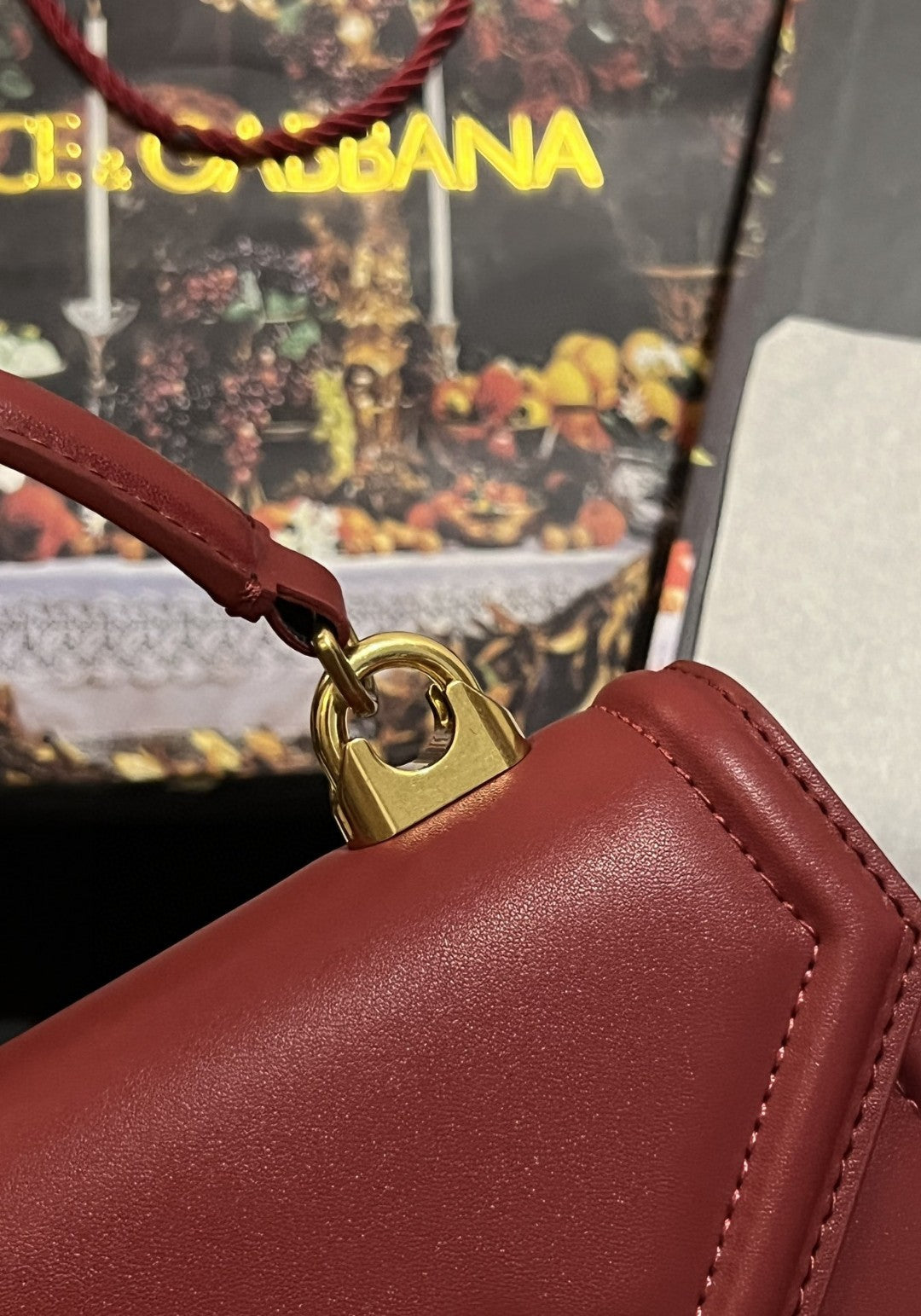 GLAMI Small Devotion Bag In Plain Burgundy For Women 7.5in/19cm GLAMI