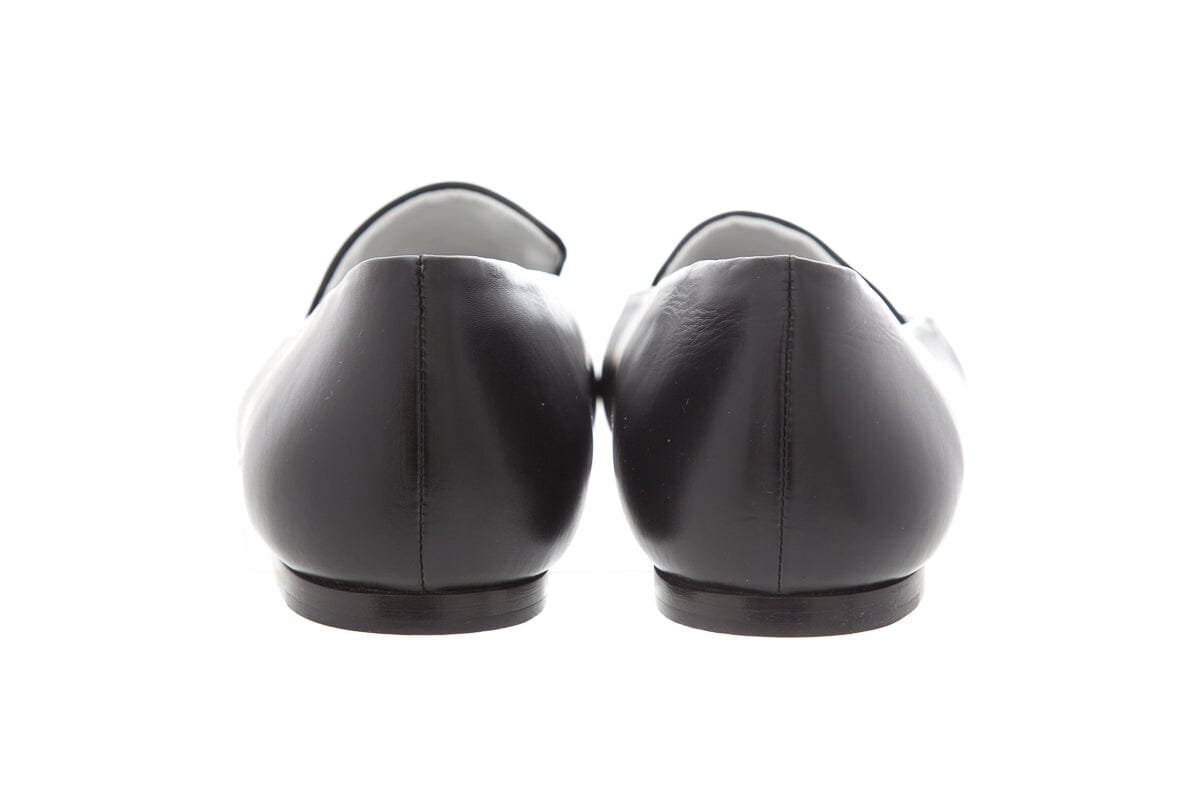 The Row Black Pointed Toe Loafers SZ 39