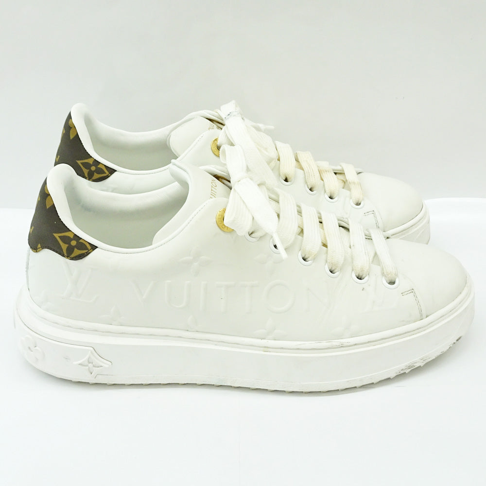 Louis Vuitton 1AAP6F 37 Monogram ather Bronze Apparel  Women's Shoes