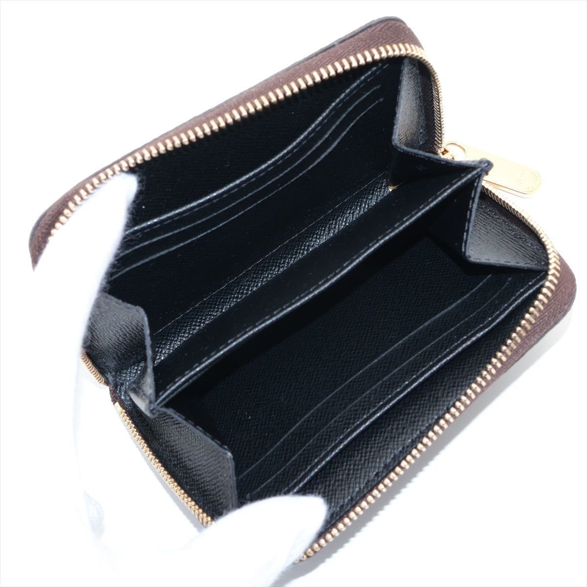 Louis Vuitton Monogram Giant Reversee Zippy Coin  M69354 Brown x Black Coin Power